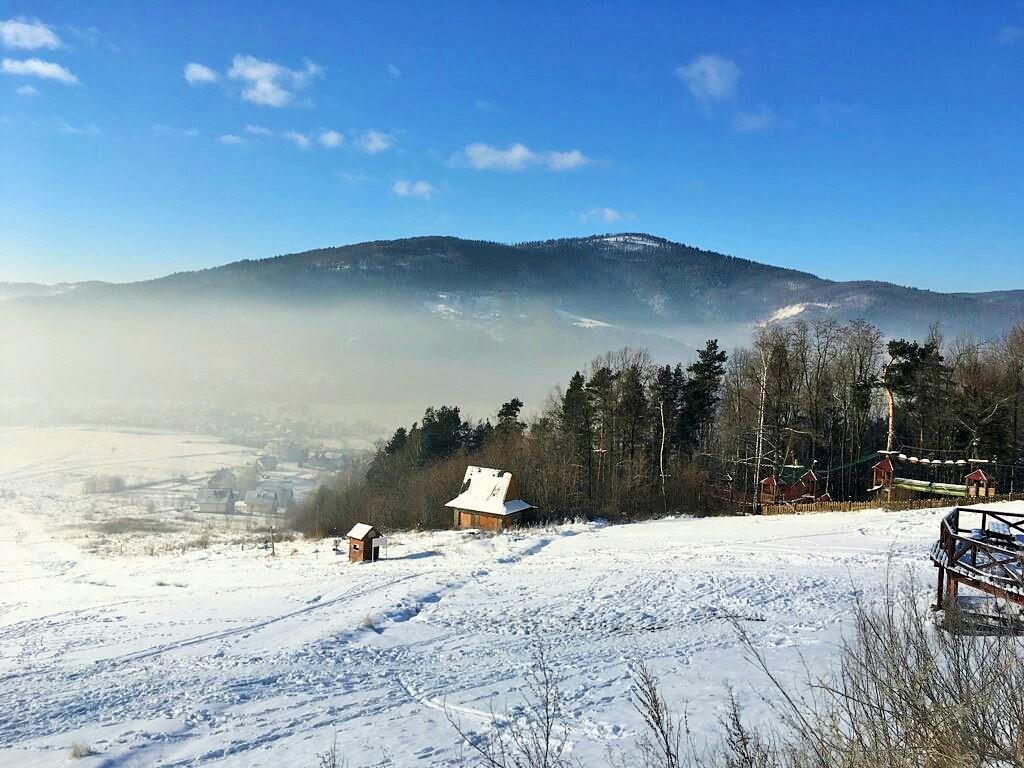 Willa Pod Skrzydlami Hotel Międzybrodzie Bialskie Buitenkant foto